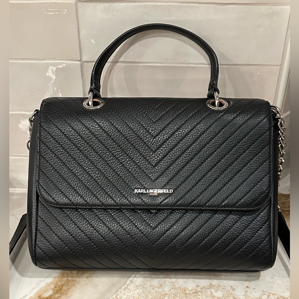 Black Karl Lagerfeld Purse